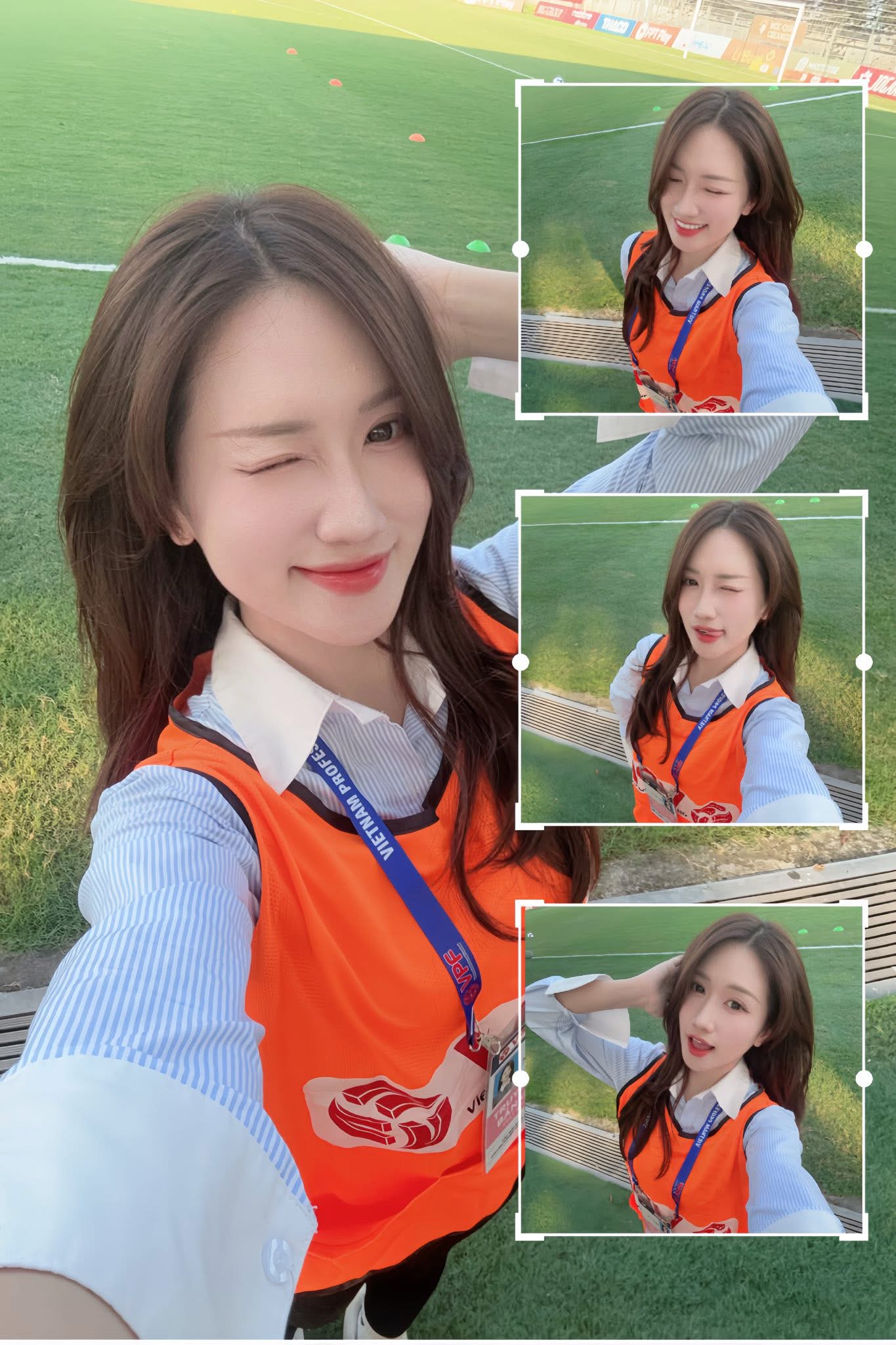 Esports Host Linh Nang Stuns Fans with Beach Bikini Photos 1 Linh Nang at esports event