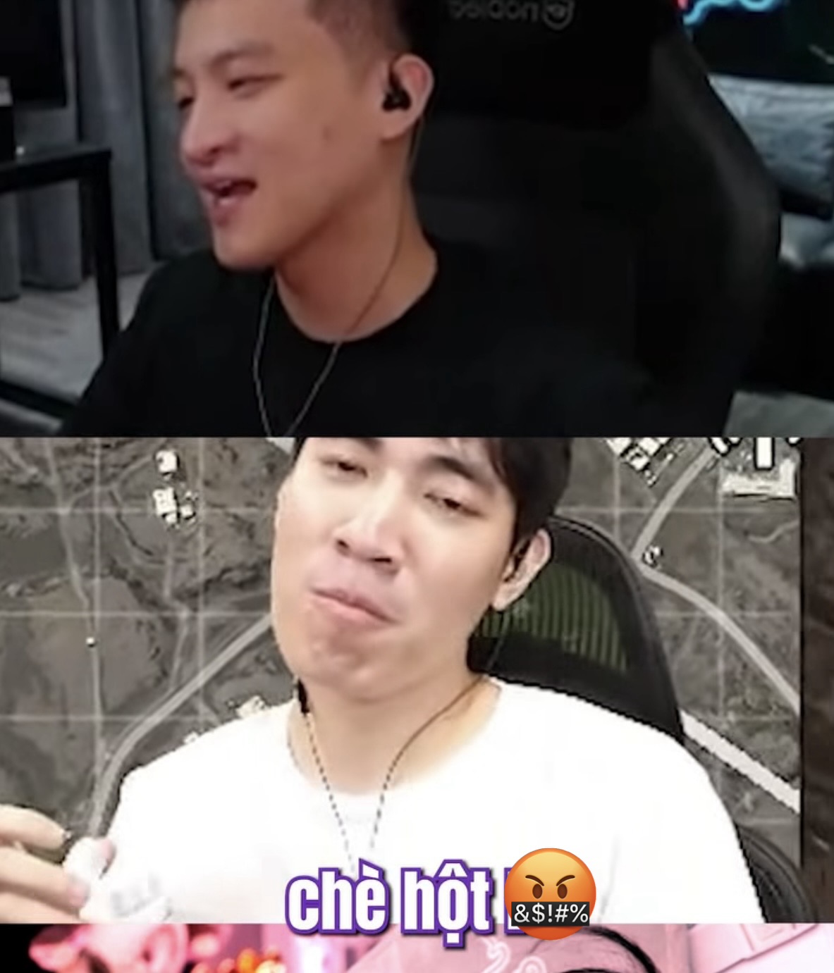 Streamer making suggestive jokes