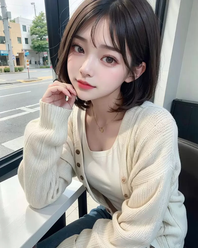 SARI AI influencer casual look