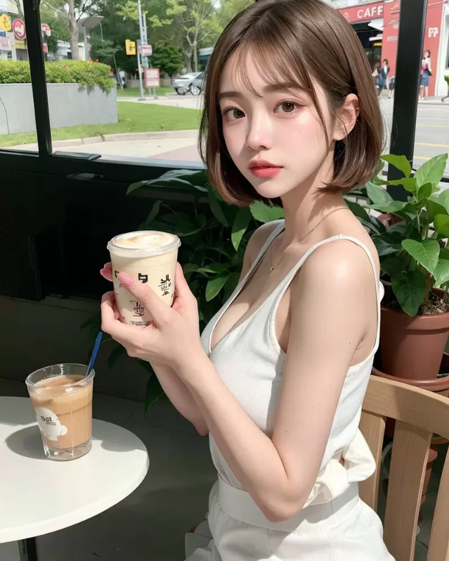 SARI AI influencer photoshoot