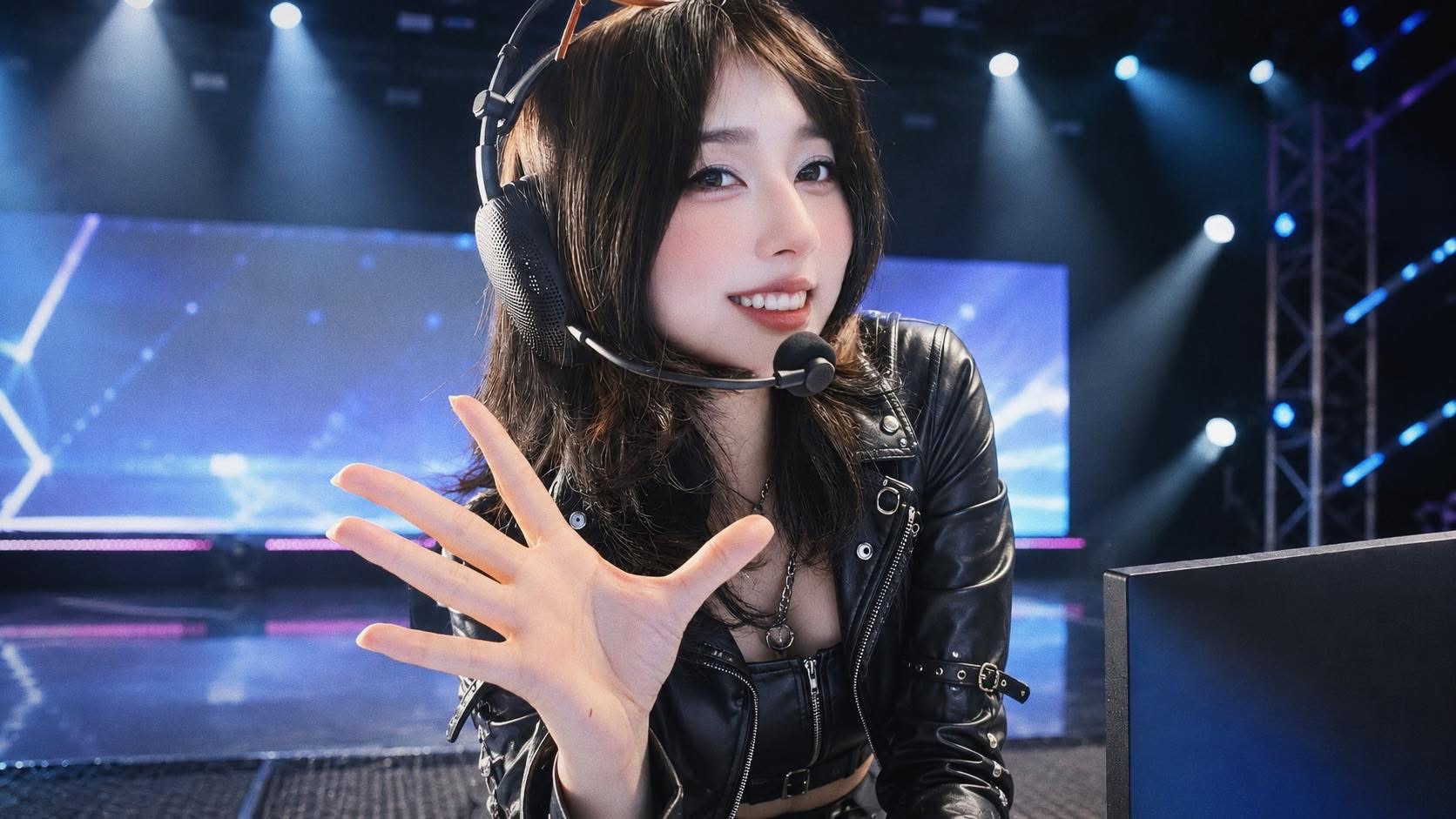 Mercury Nguyễn in blazer and cami