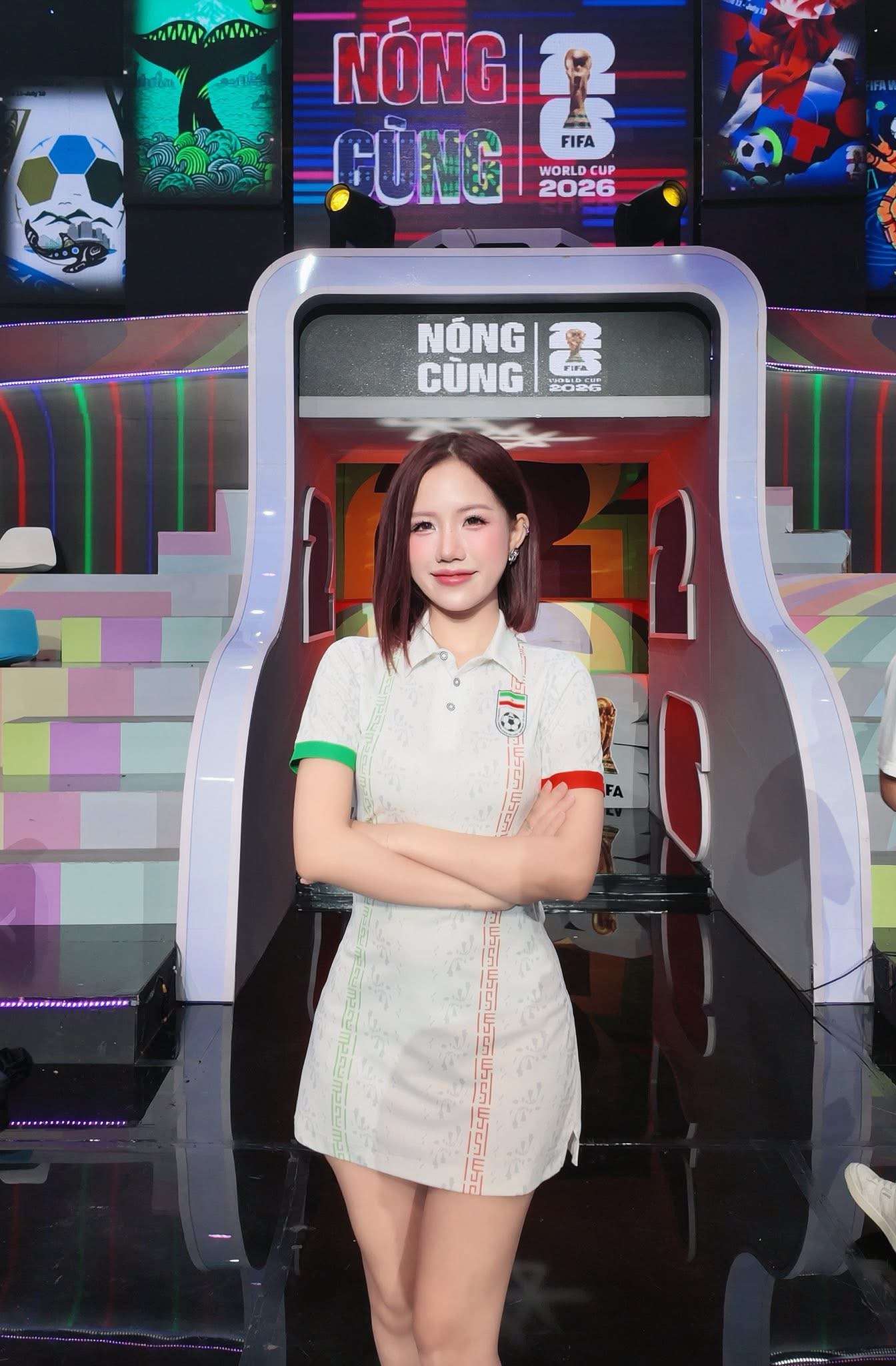 Thuy Ninh’s Tearful Tribute to Iran’s World Cup Journey 3 Thuy Ninh emotional during Iran's World Cup journey