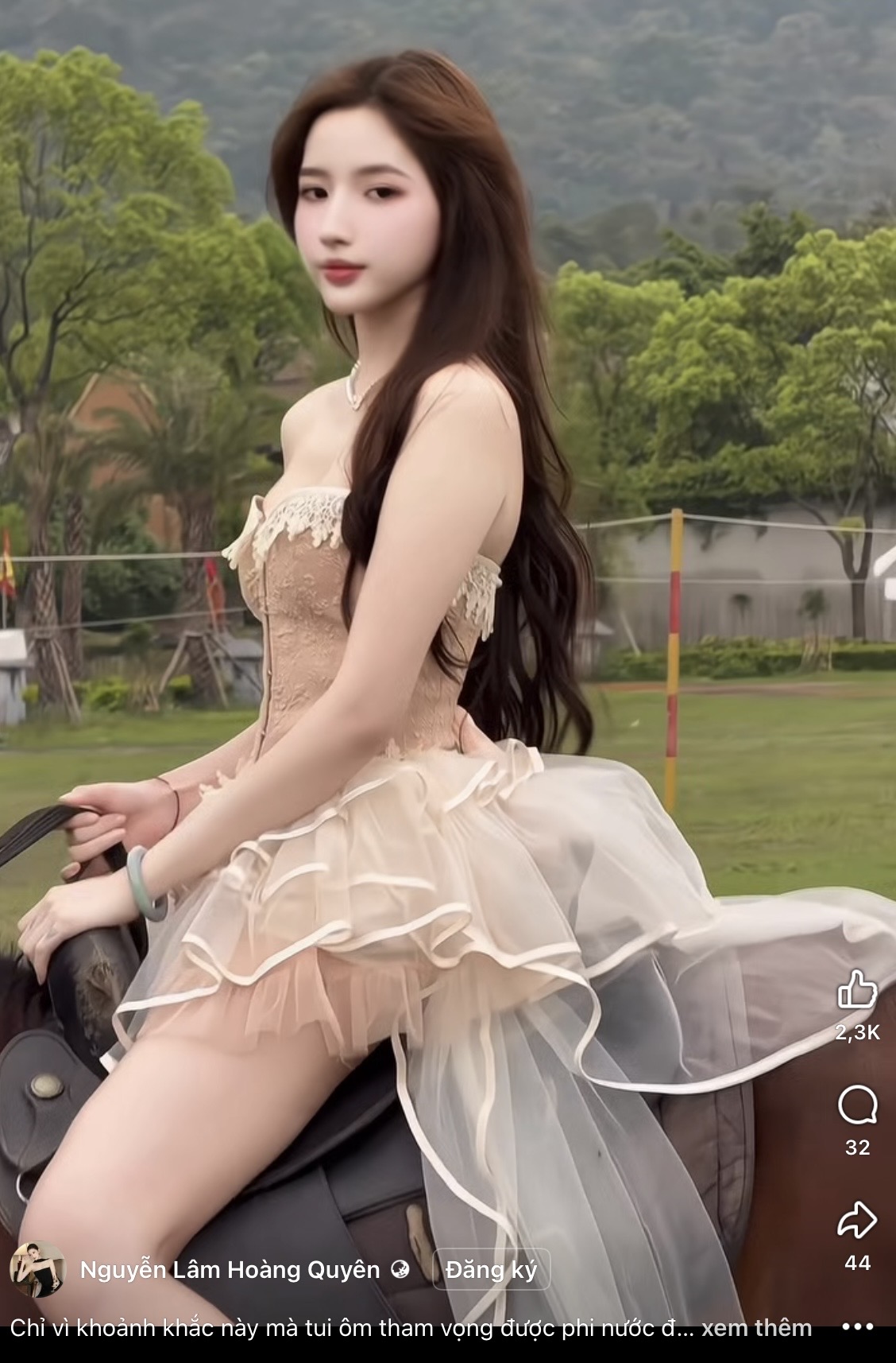Young Woman’s Horse Riding Clip Sparks Deep Nostalgia 2 Confident woman on horseback in nature