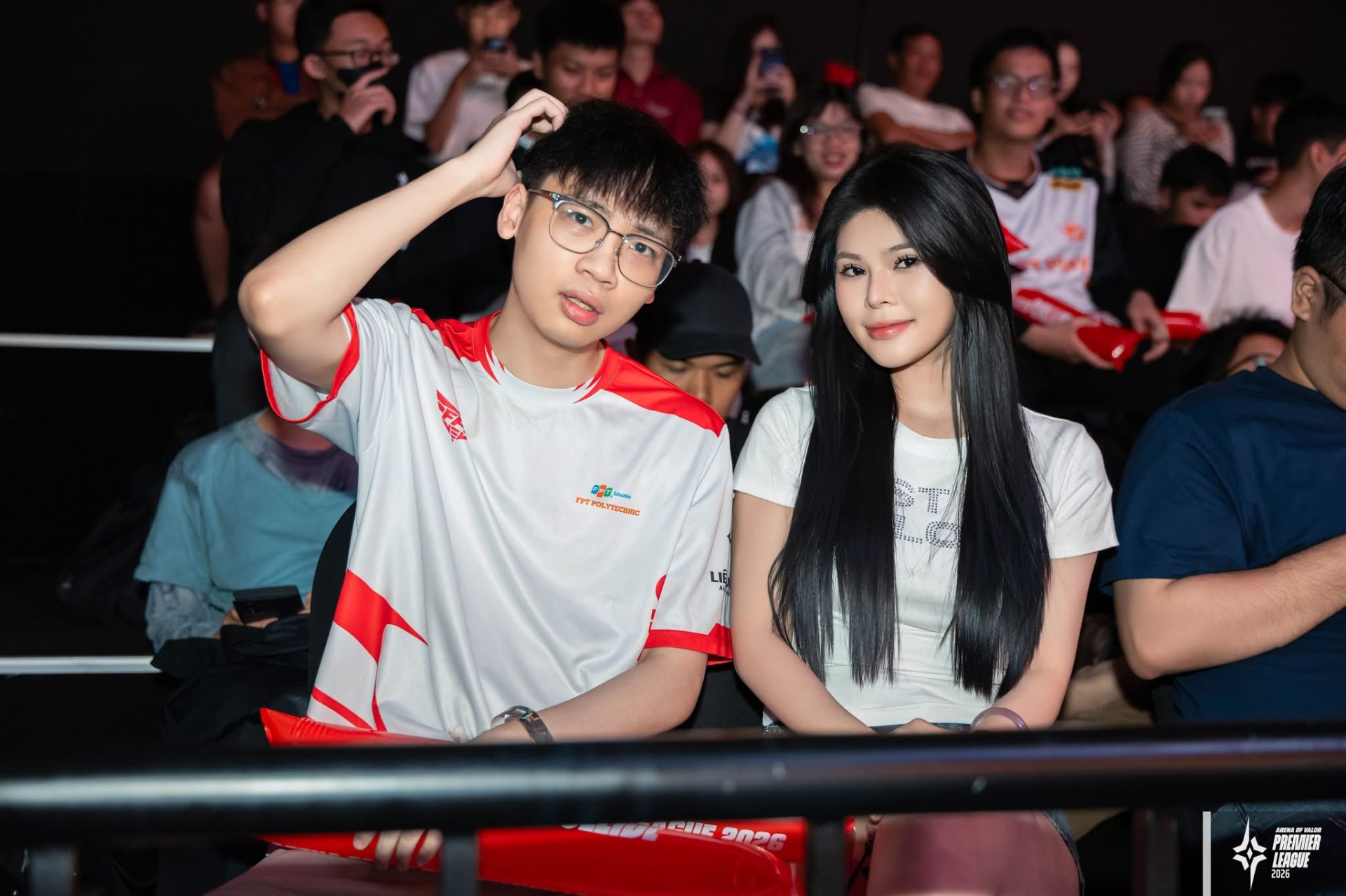 BirdLB and Kim Ngan Reunite at APL Arena 5 BirdLB and Kim Ngan smiling together at APL