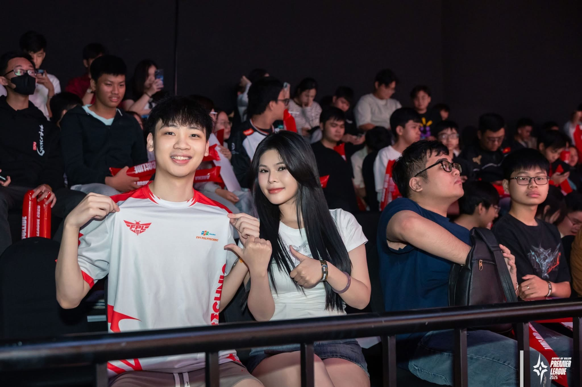 BirdLB and Kim Ngan Reunite at APL Arena 2 BirdLB and Kim Ngan smiling for the camera