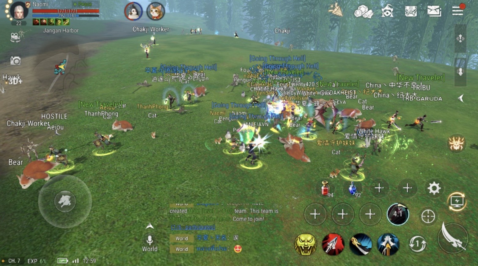 Silkroad Origin Mobile gameplay