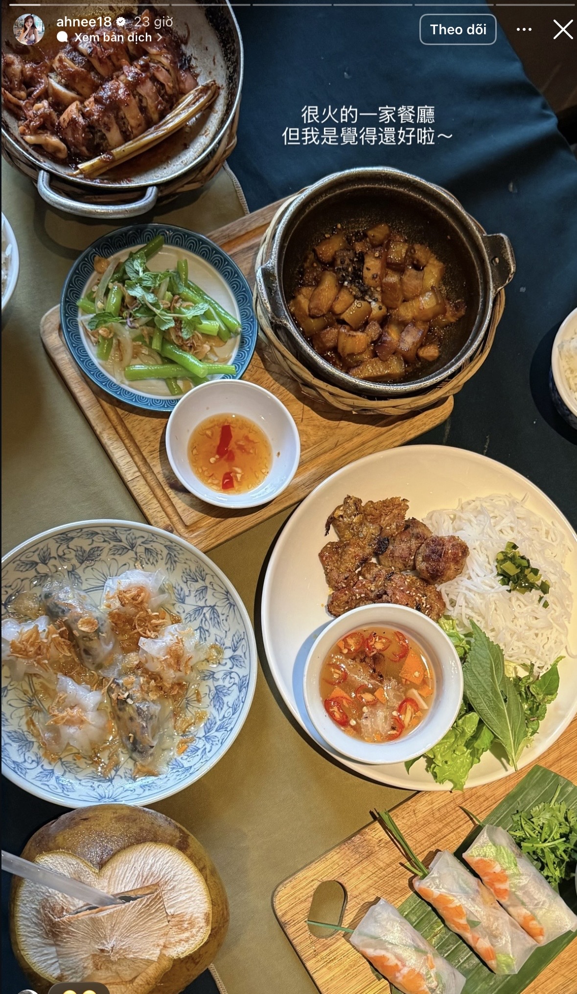 Instagram Star Turns Heads in Da Nang with Stunning Coffee Photos 3 Traditional Vietnamese dishes enjoyed by ahnee18 in Da Nang